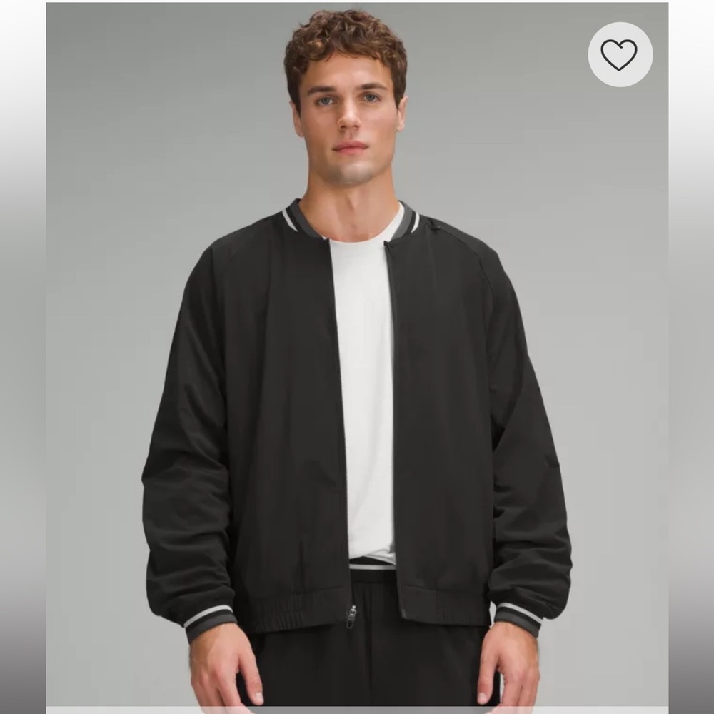 Lululemon Relaxed-Fit Workout Bomber Jacket - Black , Large